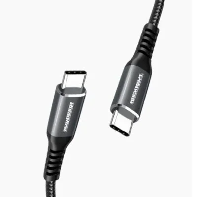 Rock Rose Type C To Type C Usb Knight Cable 60W - Black